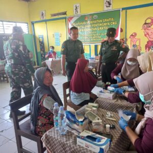 TMMD Boyolali Gelar Pengobatan Gratis untuk Lansia dan Warga Sarimulyo